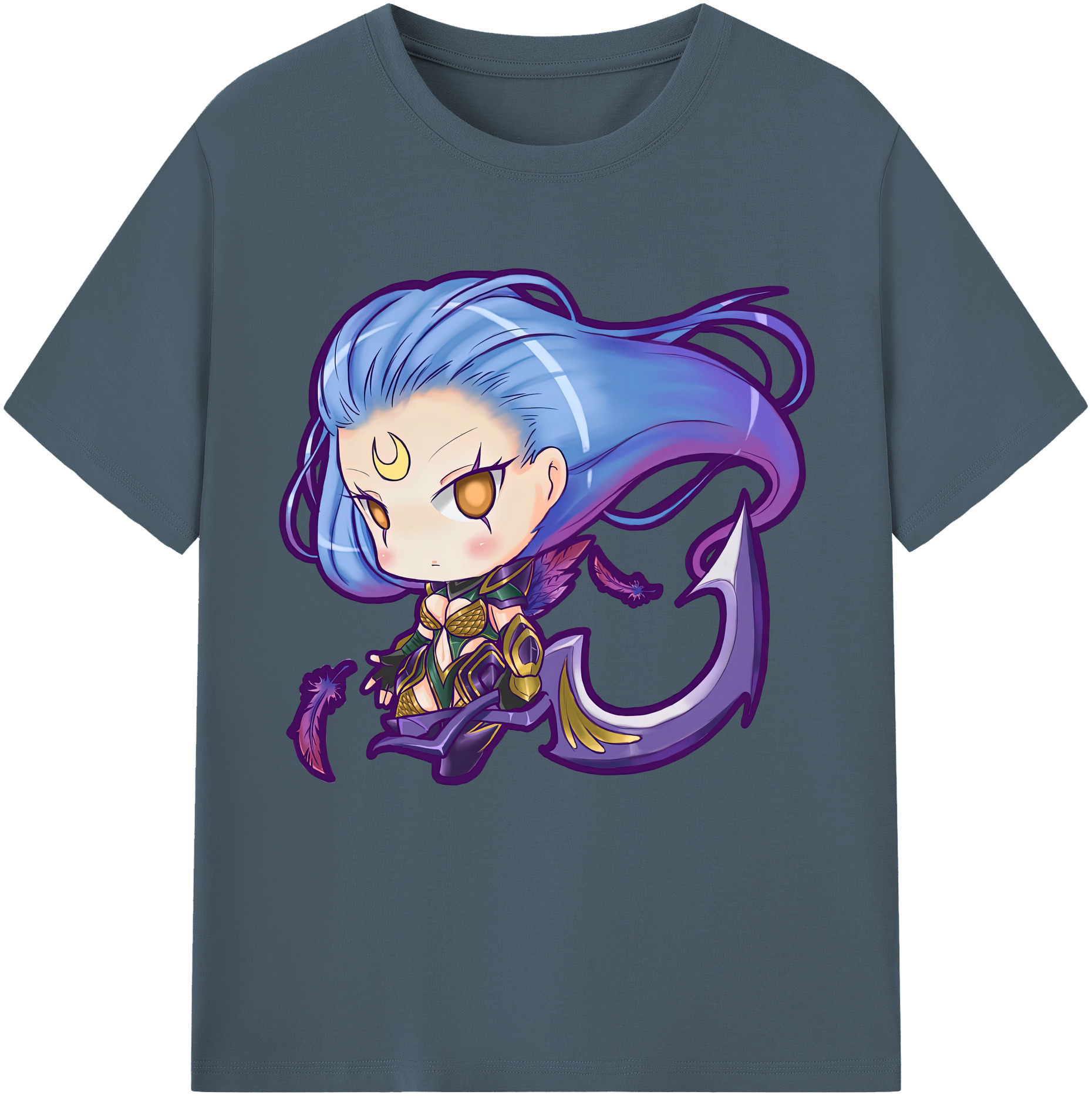 （画像用） リーグ・オブ・レジェンド League of Legends LOL 綿100％半袖Tシャツ（フロントプリント）
